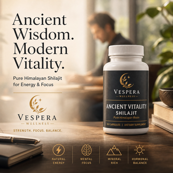 Vespera Ancient Vitality – Shilajit + Vitamin B6 - 60 Capsules